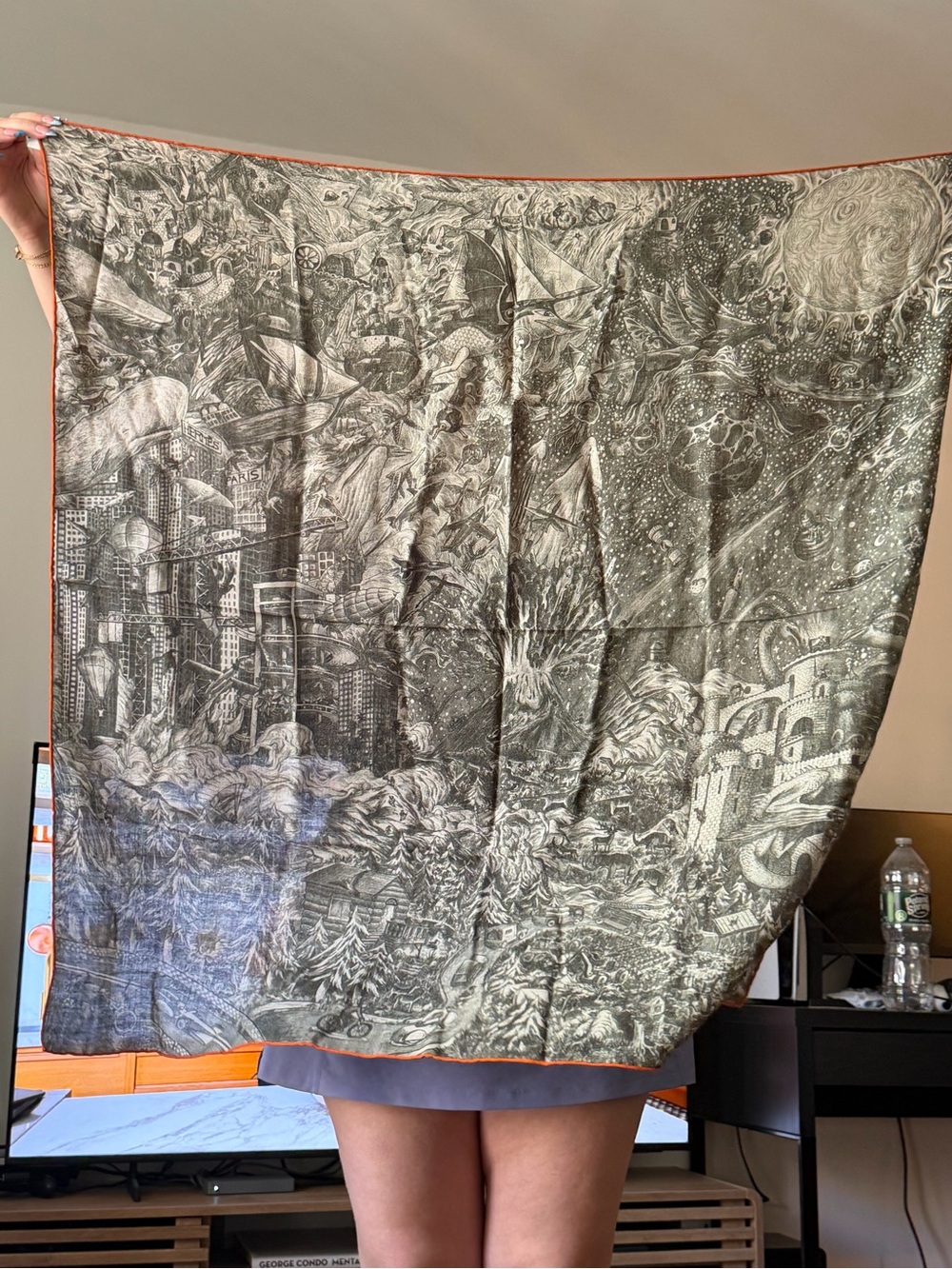 NWT Hermes FW 2019 Nothing But A Dreamer Scarf